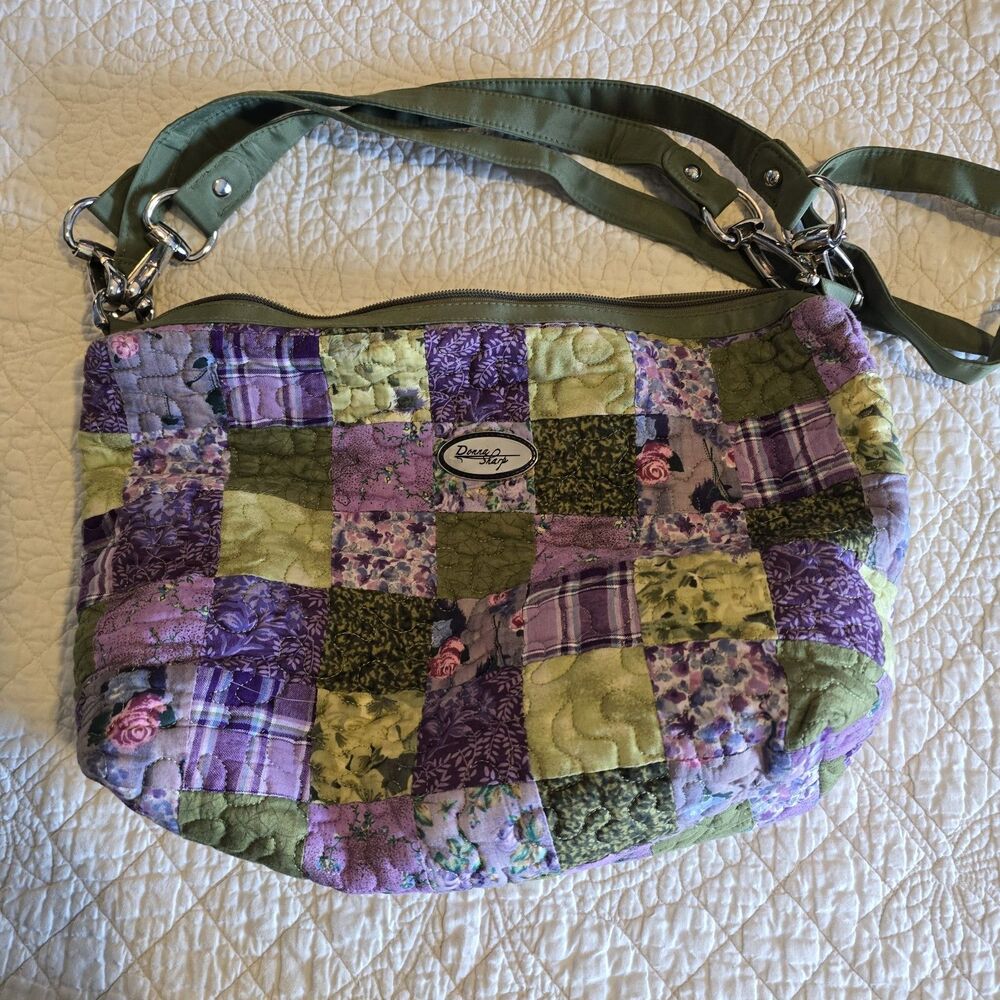Donna Sharp Patchwork Shoulder Bag Cottagecore Boho Charm Purse Y2K